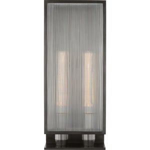 York 24" Double Box Outdoor Sconce - Visual Comfort Outdoor Lighting