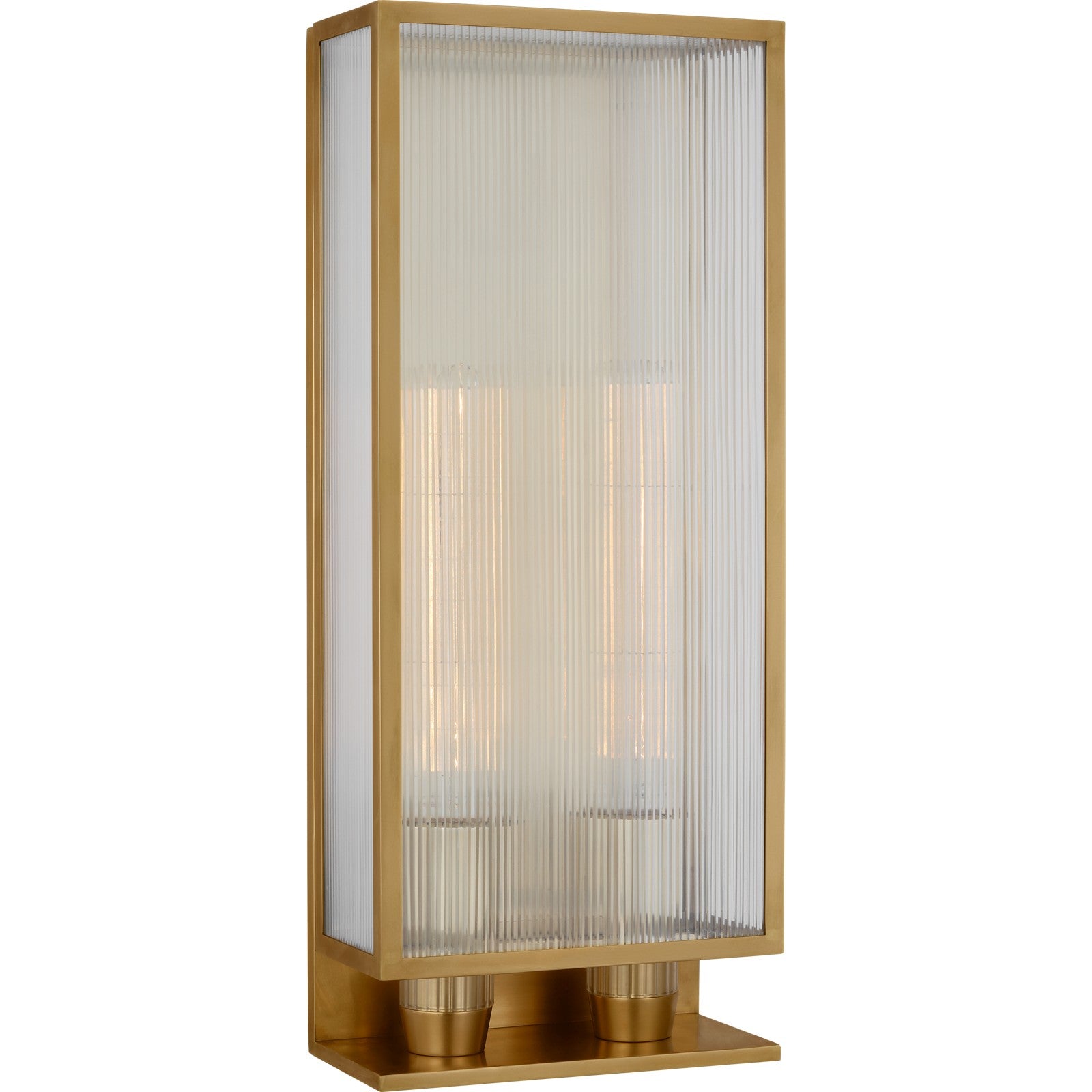 York 24" Double Box Outdoor Sconce - Visual Comfort Outdoor Lighting