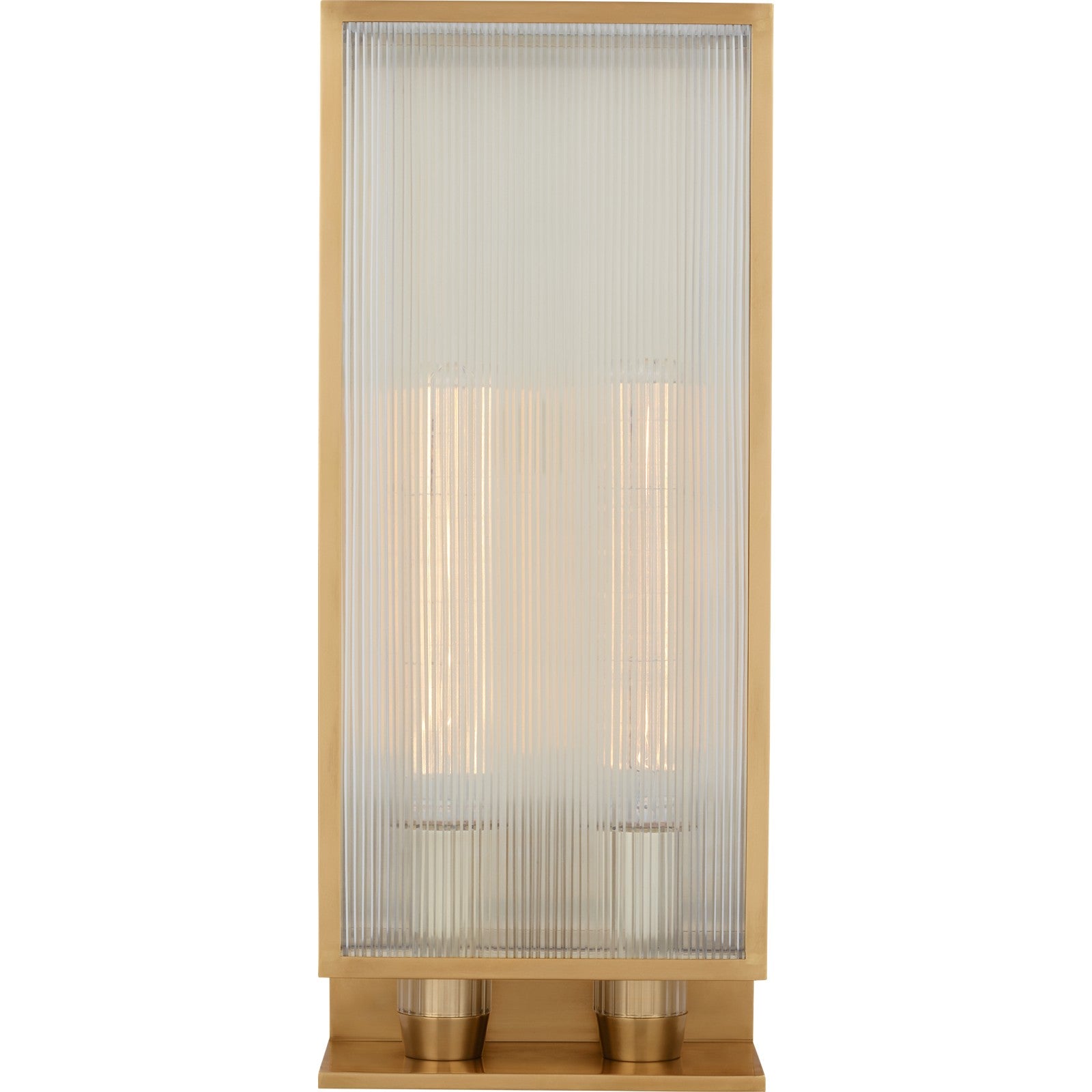 York 24" Double Box Outdoor Sconce - Visual Comfort Outdoor Lighting