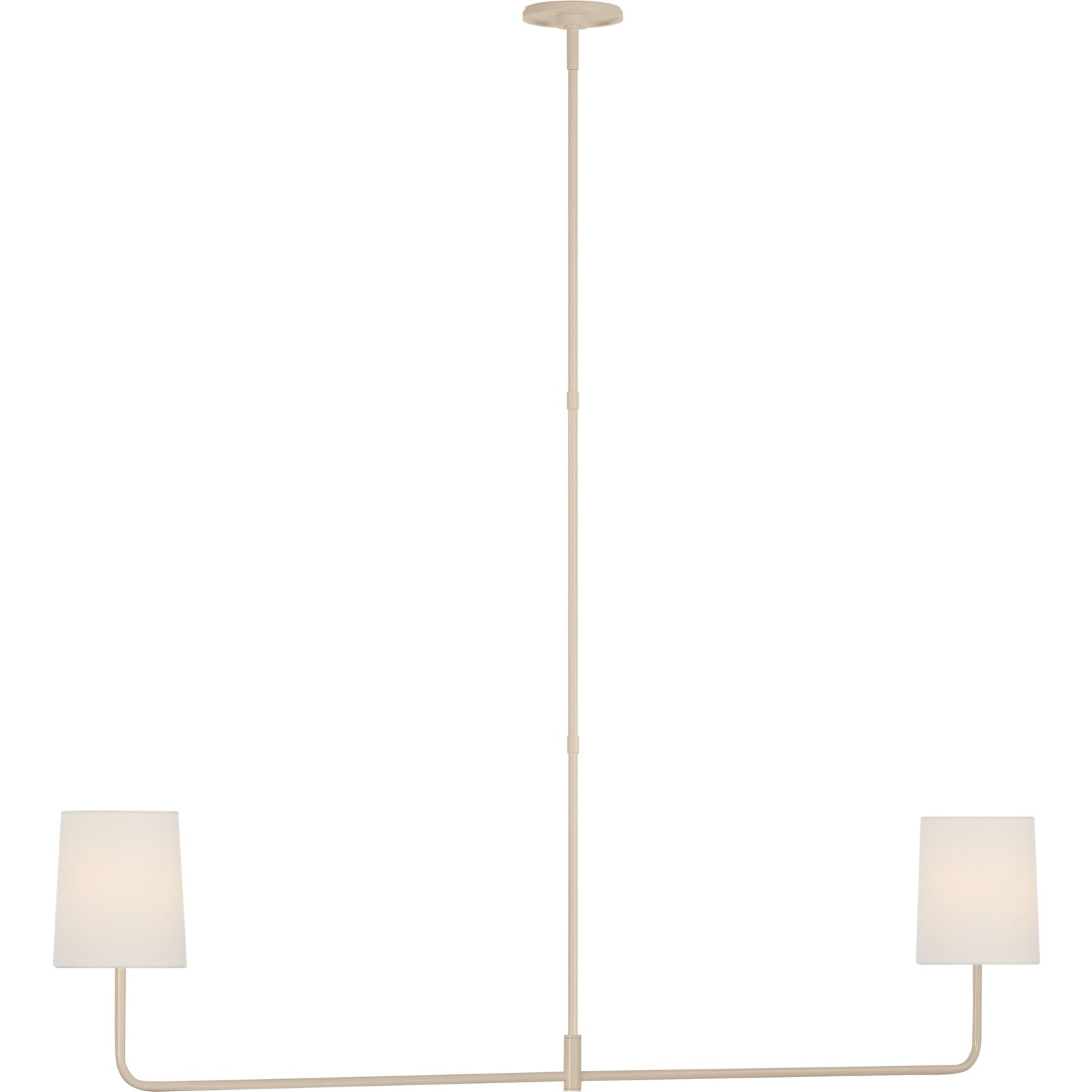 Go Lightly 54" Two Light Linear Chandelier - Visual Comfort Ceiling Lights