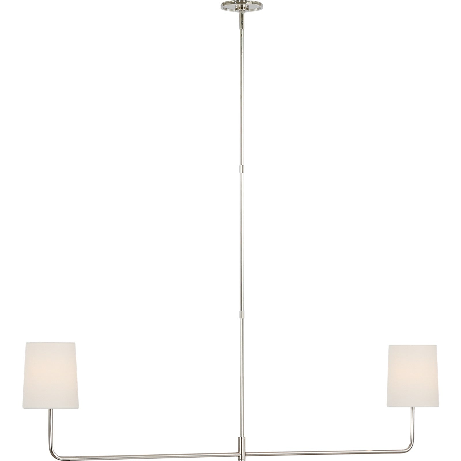 Go Lightly 54" Two Light Linear Chandelier - Visual Comfort Ceiling Lights