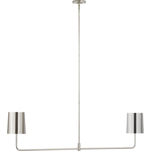 Go Lightly 54" Two Light Linear Chandelier - Visual Comfort Ceiling Lights
