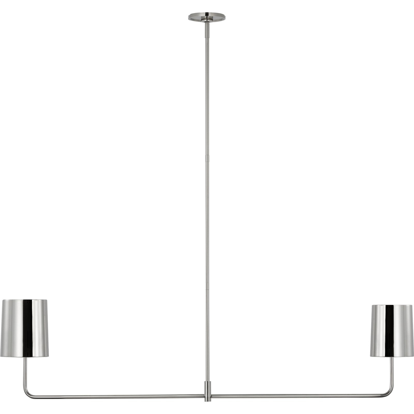 Go Lightly 54" Two Light Linear Chandelier - Visual Comfort Ceiling Lights