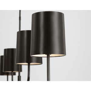 Go Lightly 70" Four Light Linear Chandelier - Visual Comfort Ceiling Lights