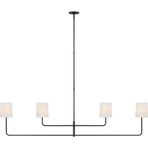 Go Lightly 70" Four Light Linear Chandelier - Visual Comfort Ceiling Lights