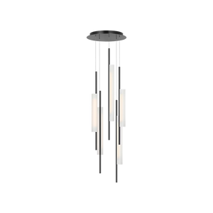 Windchime 17" 5 Light Chandelier