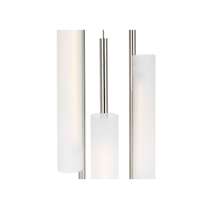 Windchime 17" 5 Light Chandelier