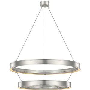 Connery 40" Two-Tier Ring Chandelier - Visual Comfort Ceiling Lights