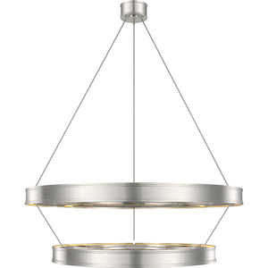 Connery 40" Two-Tier Ring Chandelier - Visual Comfort Ceiling Lights