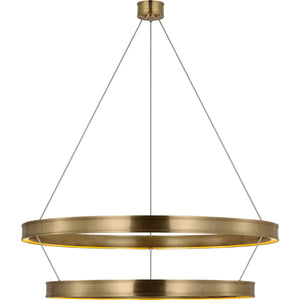Connery 50" Two-Tier Ring Chandelier - Visual Comfort Ceiling Lights