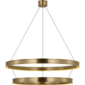 Connery 50" Two-Tier Ring Chandelier - Visual Comfort Ceiling Lights