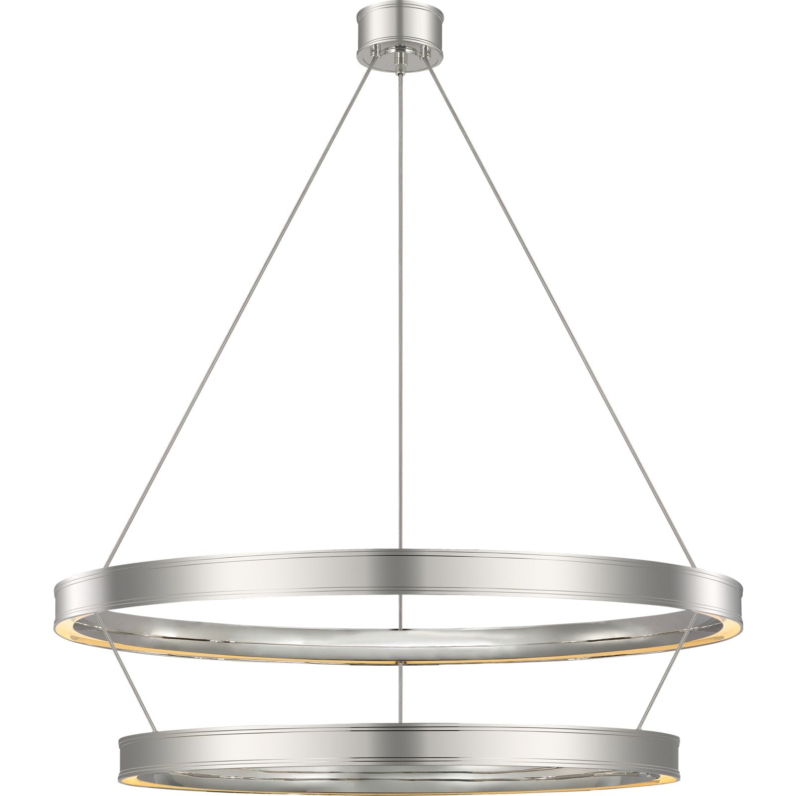 Connery 50" Two-Tier Ring Chandelier - Visual Comfort Ceiling Lights