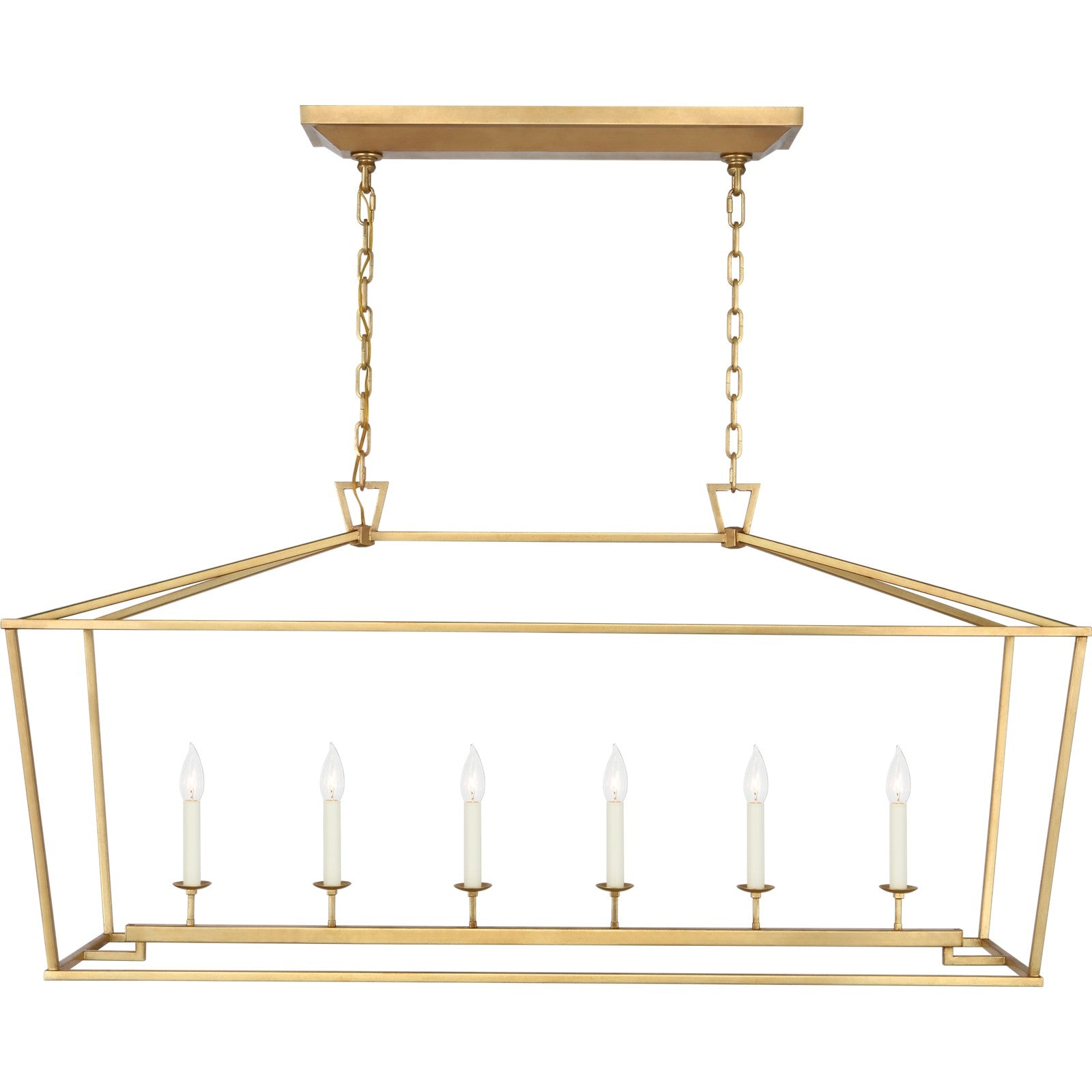 Darlana Large Linear Lantern - Visual Comfort Ceiling Lights