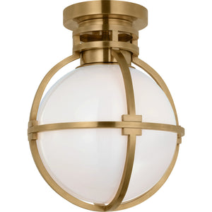 Gracie 10" Captured Globe Flush Mount - Visual Comfort Ceiling Lights