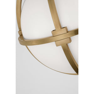 Gracie 10" Captured Globe Flush Mount - Visual Comfort Ceiling Lights