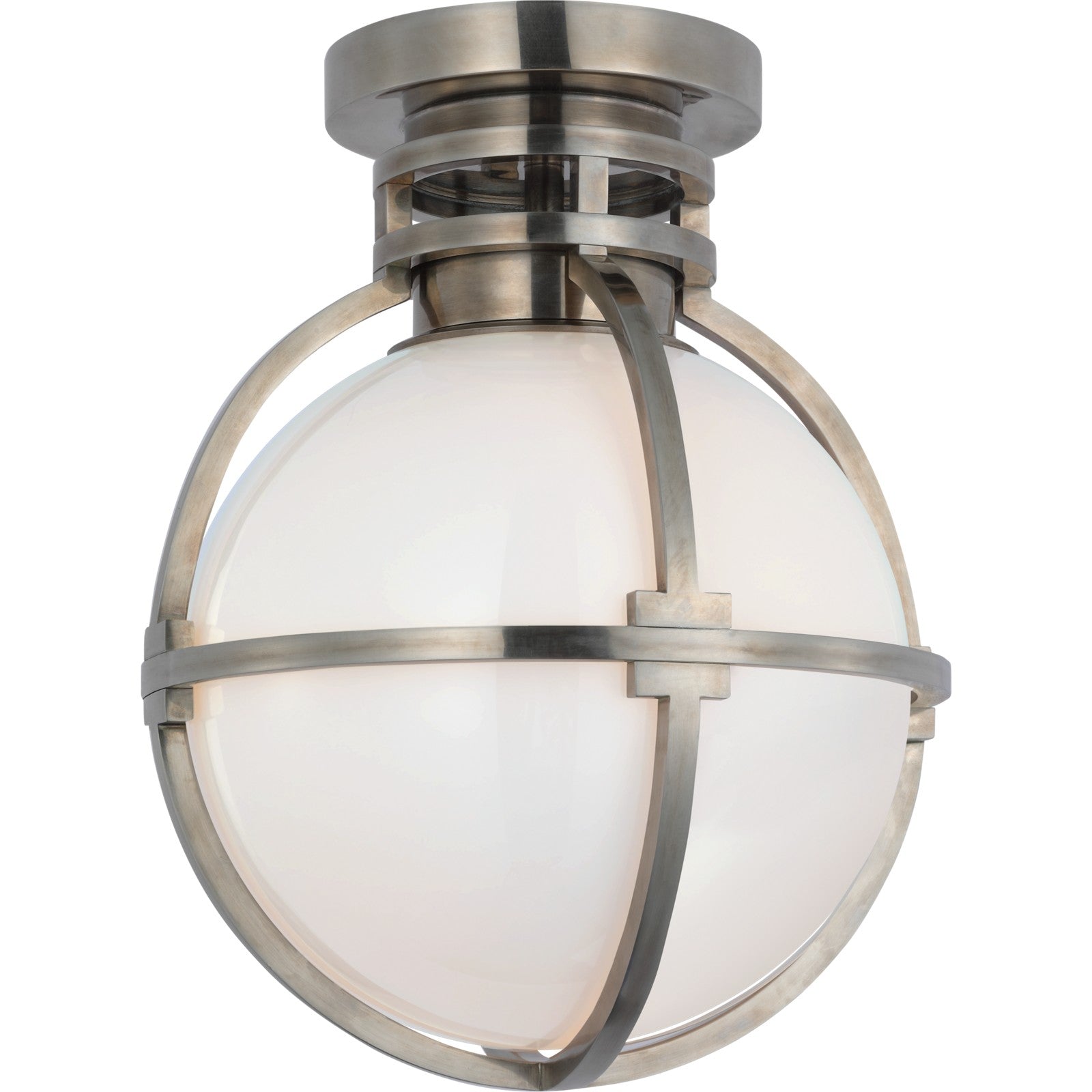 Gracie 10" Captured Globe Flush Mount - Visual Comfort Ceiling Lights