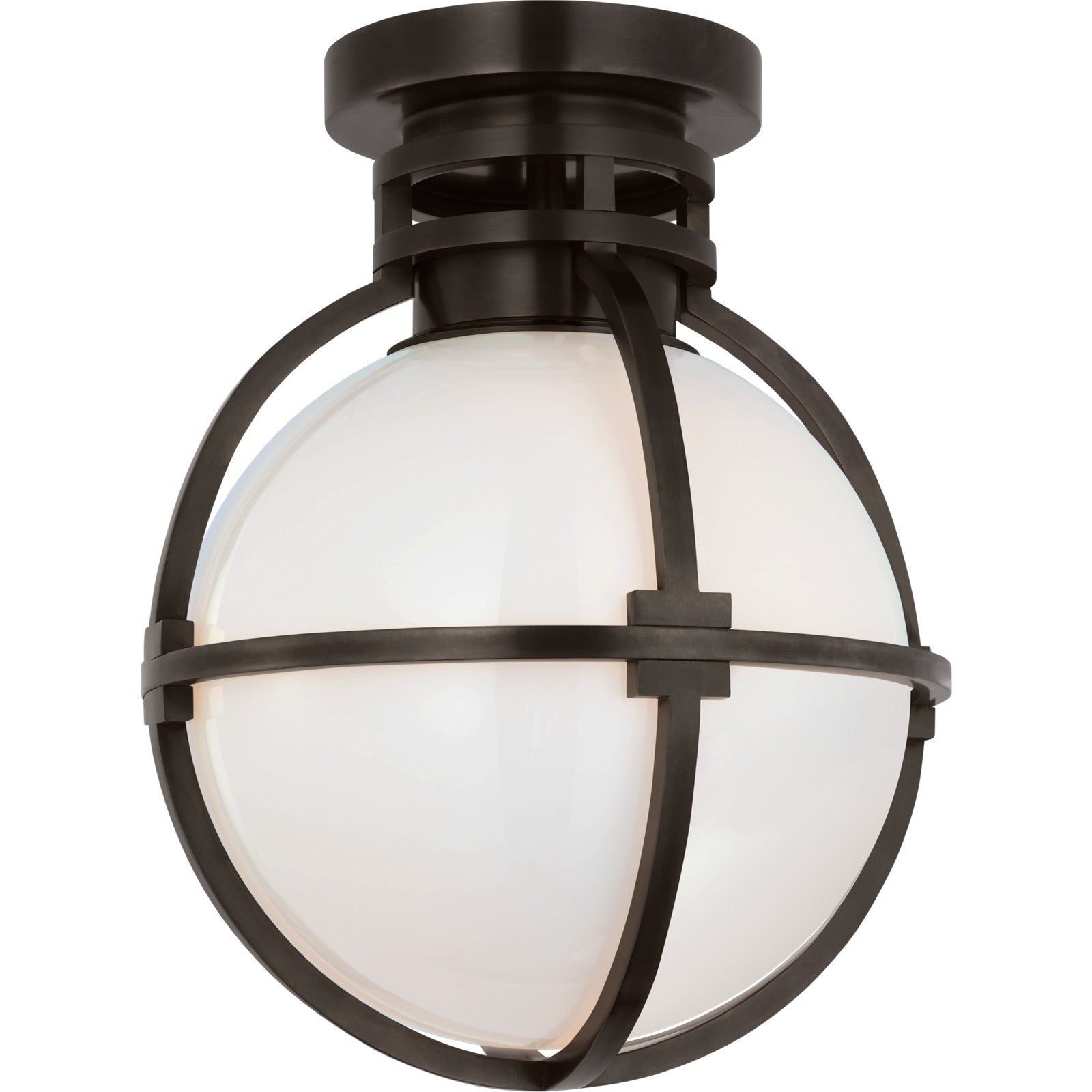 Gracie 10" Captured Globe Flush Mount - Visual Comfort Ceiling Lights