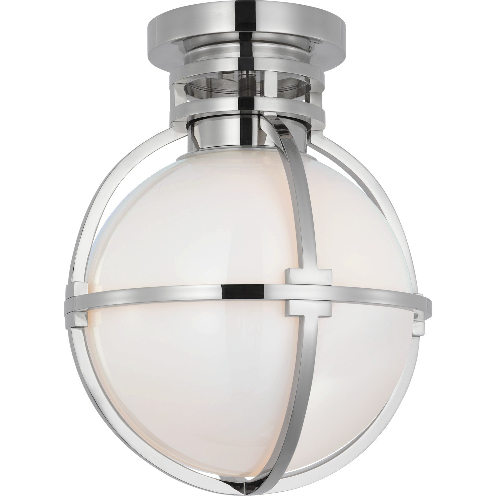 Gracie 10" Captured Globe Flush Mount - Visual Comfort Ceiling Lights