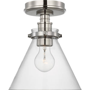 Parkington 9" Conical Flush Mount - Visual Comfort Ceiling Lights