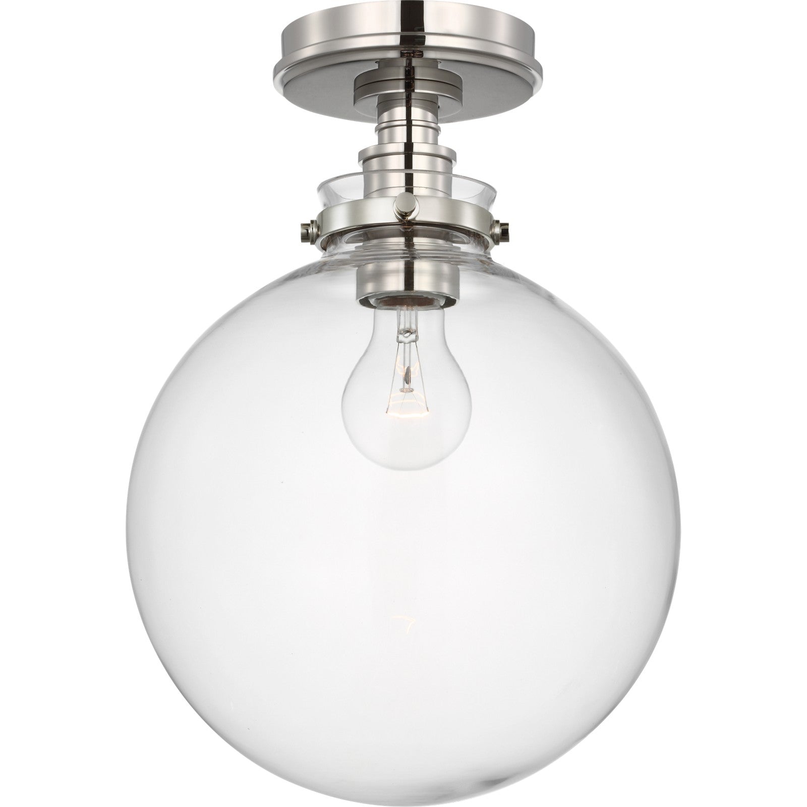 Parkington 10" Globe Flush Mount - Visual Comfort Ceiling Lights