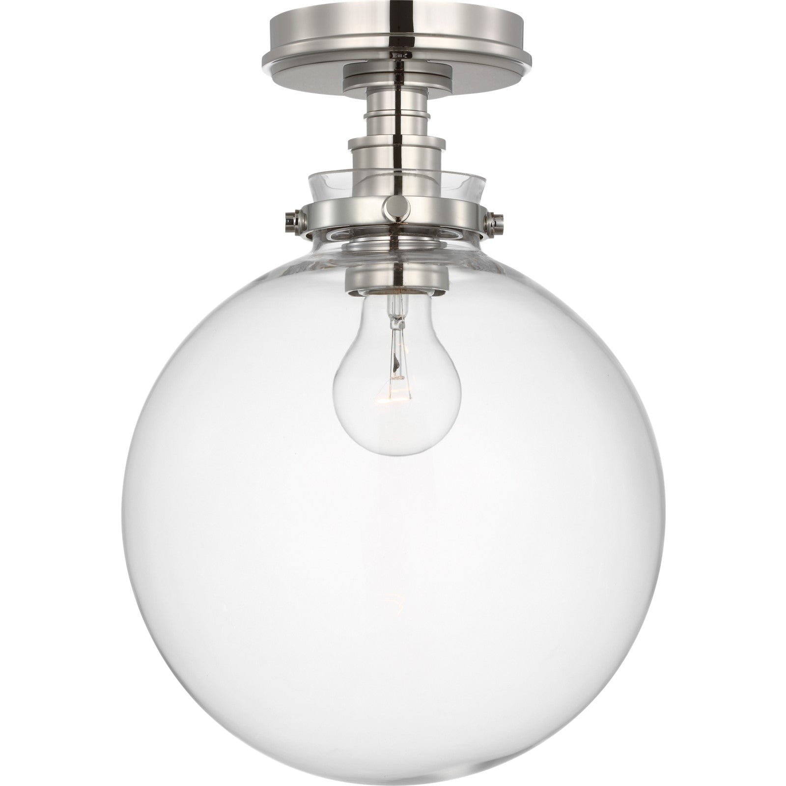 Parkington 10" Globe Flush Mount - Visual Comfort Ceiling Lights