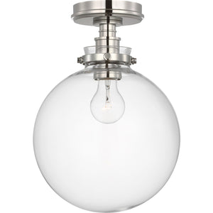 Parkington 10" Globe Flush Mount - Visual Comfort Ceiling Lights