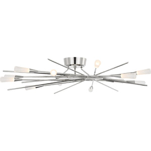 Stellar 40" Radial Semi-Flush Mount - Visual Comfort Ceiling Lights