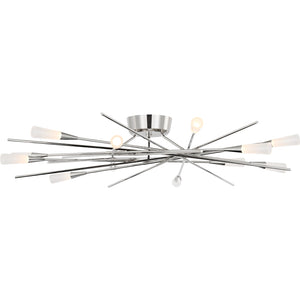 Stellar 40" Radial Semi-Flush Mount - Visual Comfort Ceiling Lights