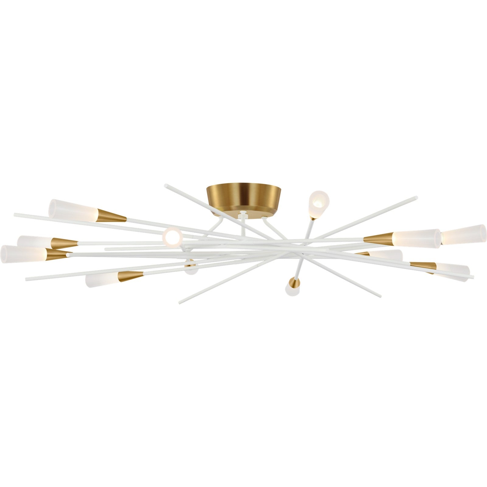 Stellar 40" Radial Semi-Flush Mount - Visual Comfort Ceiling Lights