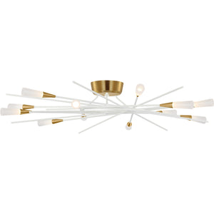 Stellar 40" Radial Semi-Flush Mount - Visual Comfort Ceiling Lights