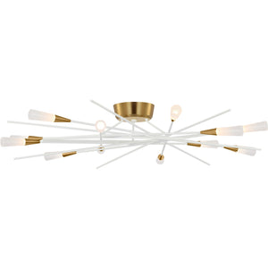 Stellar 40" Radial Semi-Flush Mount - Visual Comfort Ceiling Lights