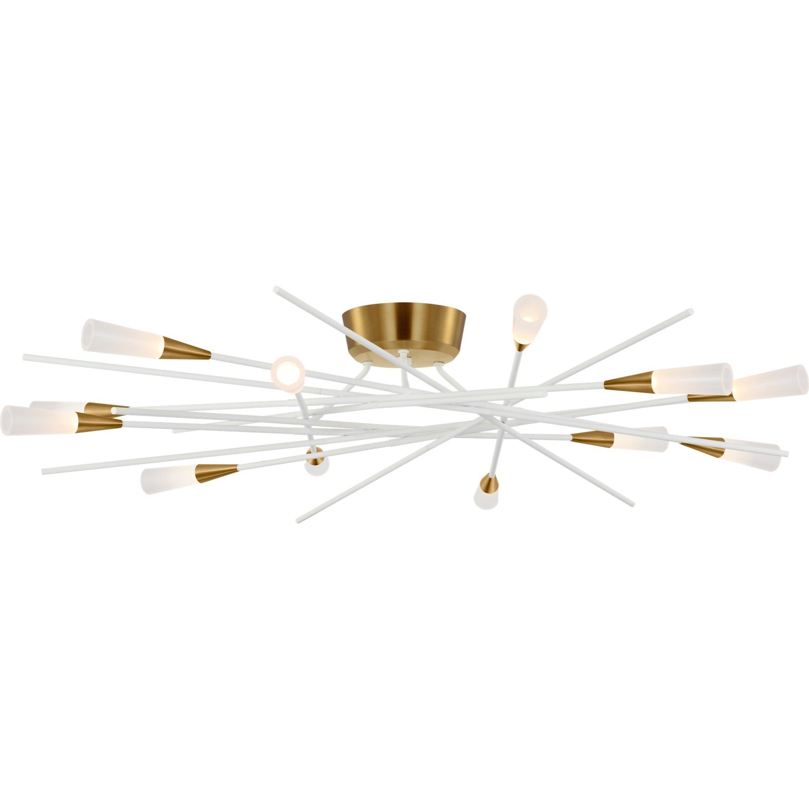 Stellar 40" Radial Semi-Flush Mount - Visual Comfort Ceiling Lights