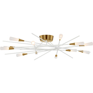 Stellar 40" Radial Semi-Flush Mount - Visual Comfort Ceiling Lights