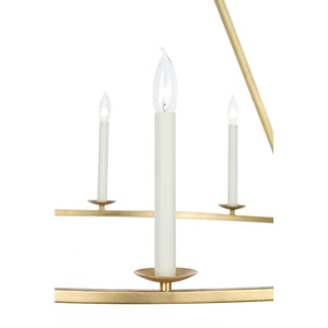 Darlana Extra Large Single Ring Chandelier - Visual Comfort Ceiling Lights
