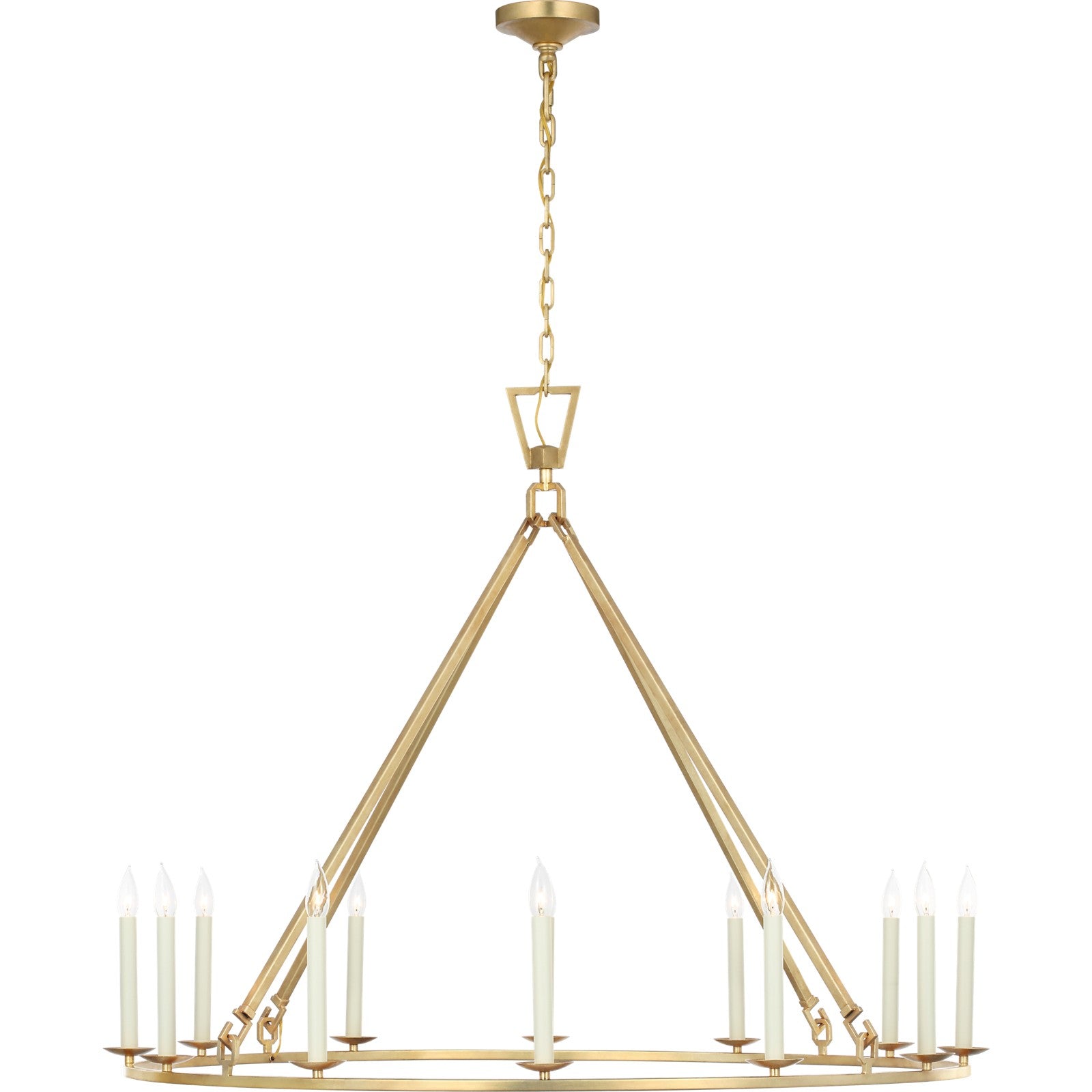 Darlana Extra Large Single Ring Chandelier - Visual Comfort Ceiling Lights