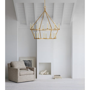Darlana Extra Large Two-Tier Chandelier - Visual Comfort Ceiling Lights