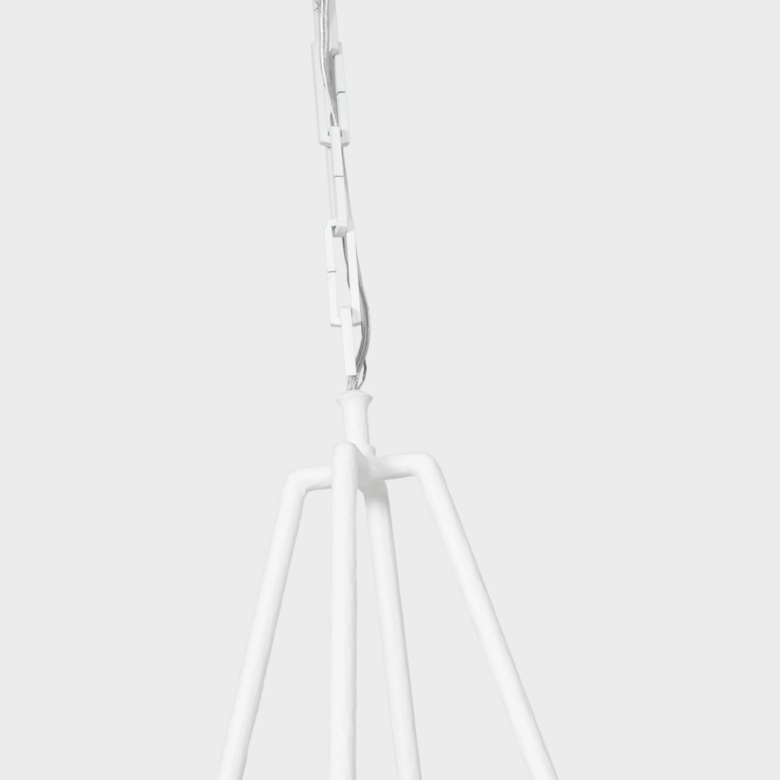 Ashton Extra Large Four Light Sculpted Chandelier - Visual Comfort Ceiling Lights