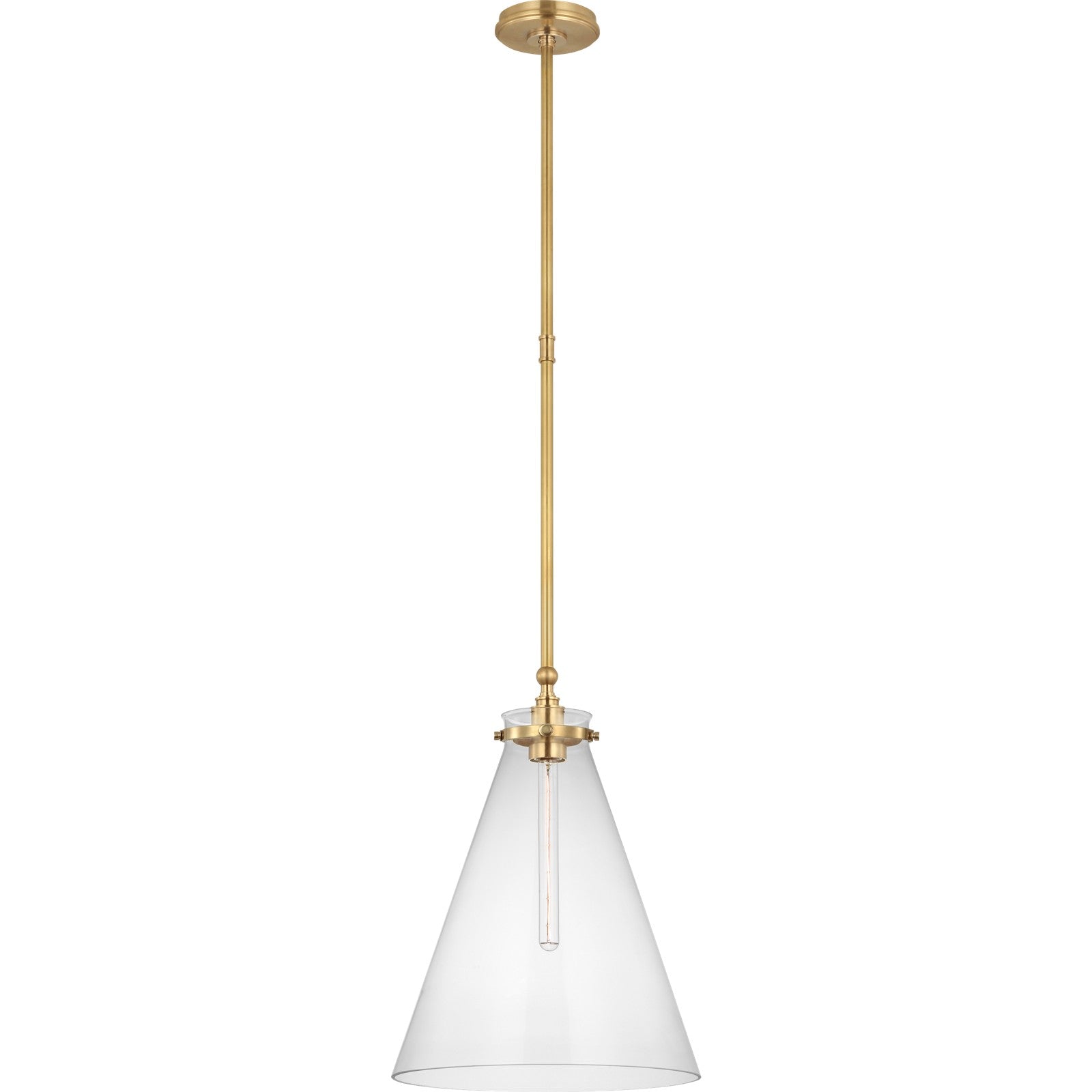 Parkington 15" Conical Pendant - Visual Comfort Ceiling Lights