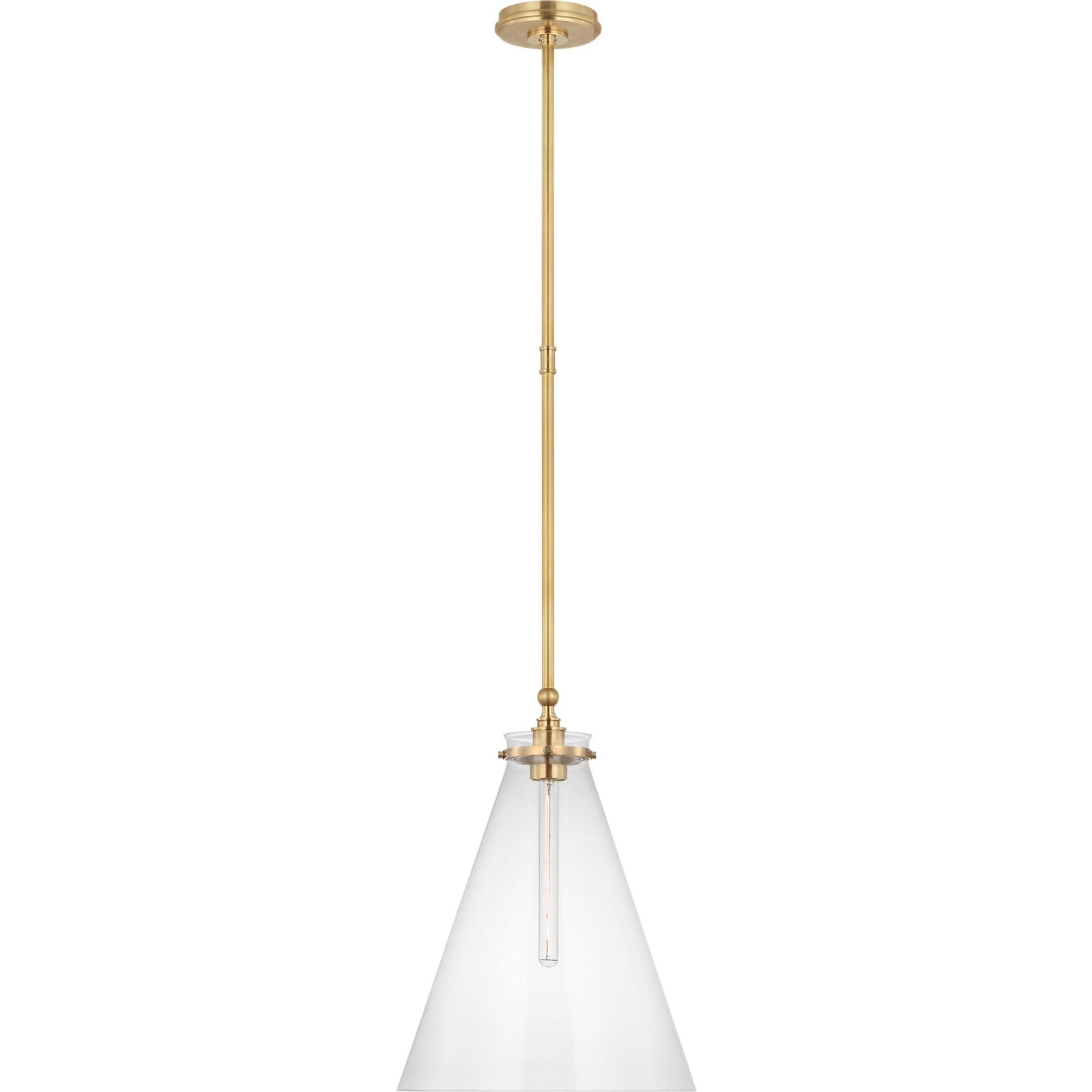 Parkington 15" Conical Pendant - Visual Comfort Ceiling Lights