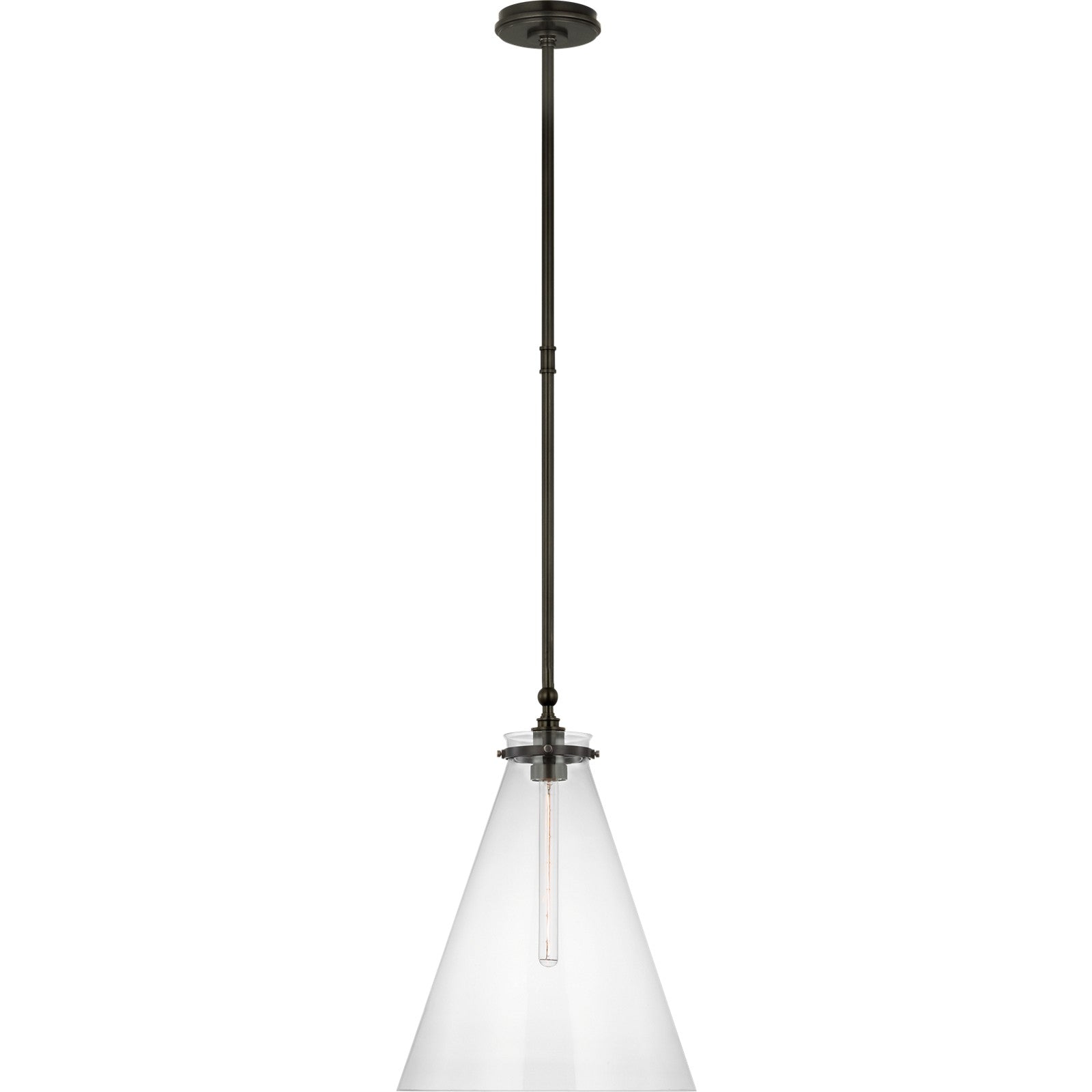 Parkington 15" Conical Pendant - Visual Comfort Ceiling Lights