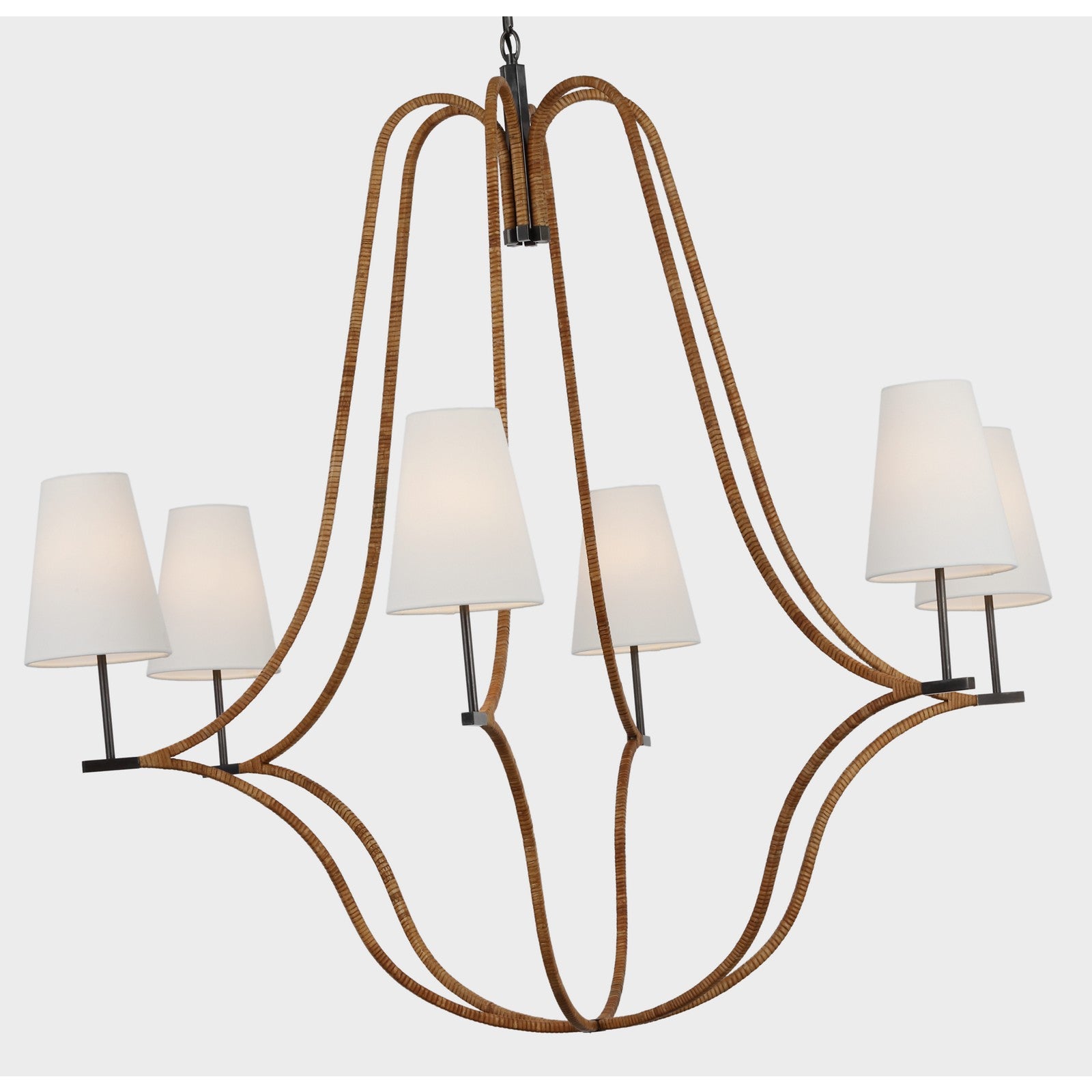 Biscayne Extra Large Wrapped Chandelier - Visual Comfort Ceiling Lights