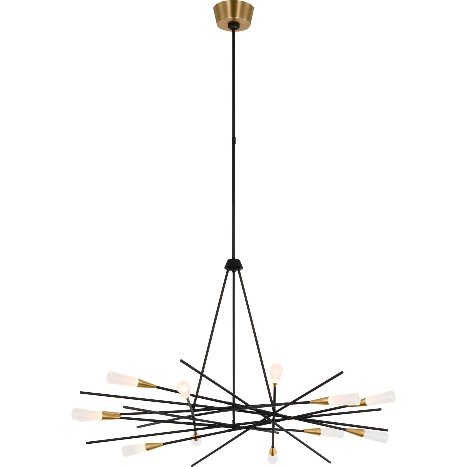 Stellar 40" Radial Chandelier - Visual Comfort Ceiling Lights