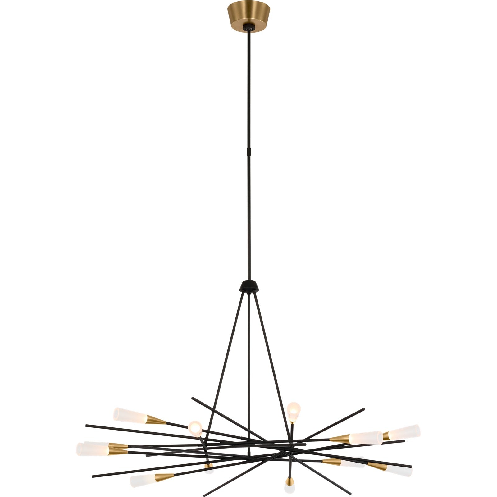 Stellar 40" Radial Chandelier - Visual Comfort Ceiling Lights