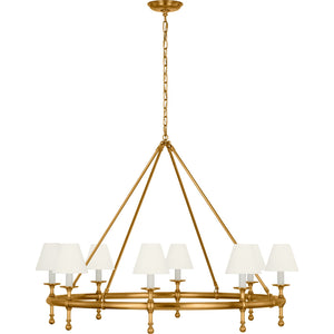 Classic 42" Ring Chandelier - Visual Comfort Ceiling Lights