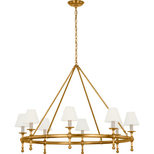 Classic 42" Ring Chandelier - Visual Comfort Ceiling Lights