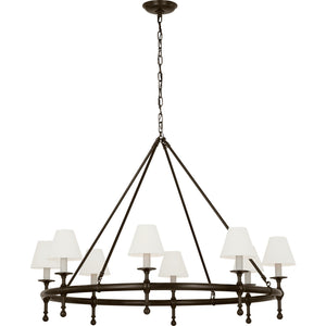 Classic 42" Ring Chandelier - Visual Comfort Ceiling Lights