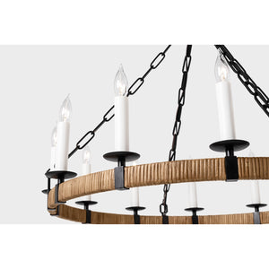 Darlana Medium Wrapped Ring Chandelier - Visual Comfort Ceiling Lights