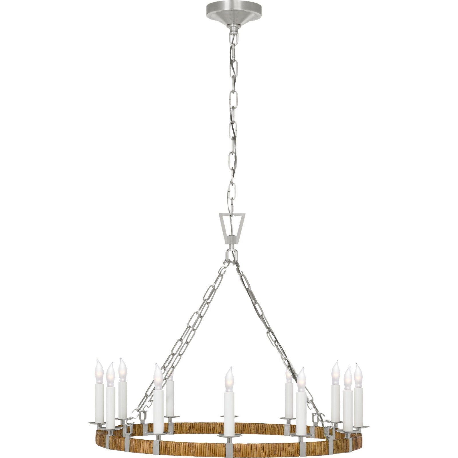 Darlana Medium Wrapped Ring Chandelier - Visual Comfort Ceiling Lights