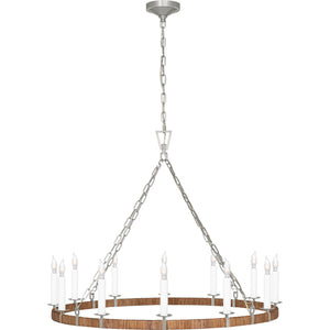 Darlana Large Wrapped Ring Chandelier - Visual Comfort Ceiling Lights