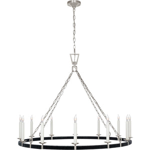 Darlana XL Wrapped Ring Chandelier - Visual Comfort Ceiling Lights